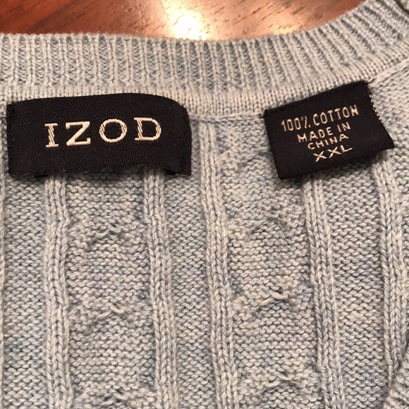 Two IZOD men’s cable knit sweater vests, 2XL - Picture 3 of 3